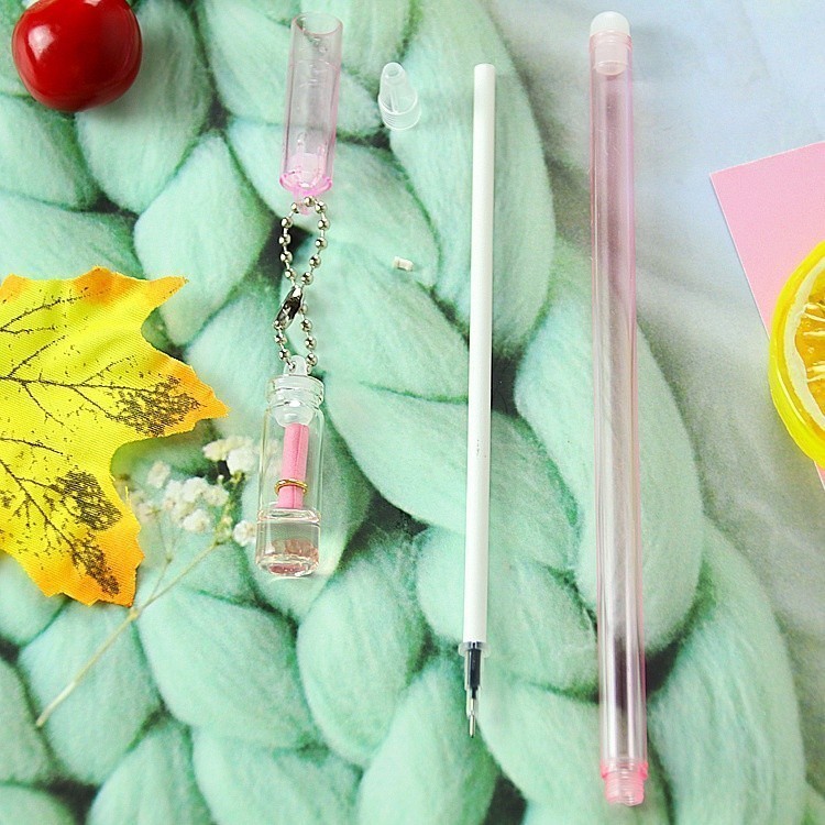 

Pulpen Gantungan Botol Surat Pena Karakter Lovely Bottle Letter Pendant Pen 927