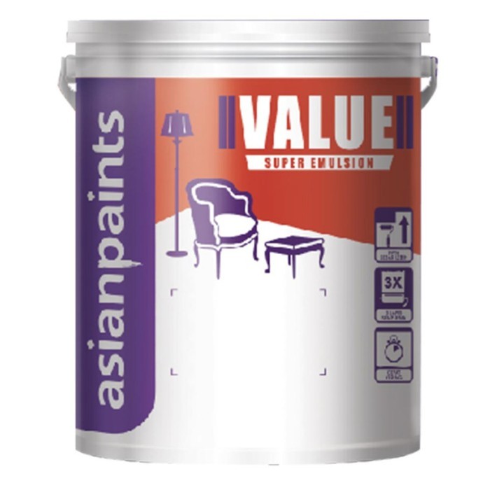 CAT TEMBOK INTERIOR ASIAN PAINT APKO VALUE PUTIH 25KG WHITE