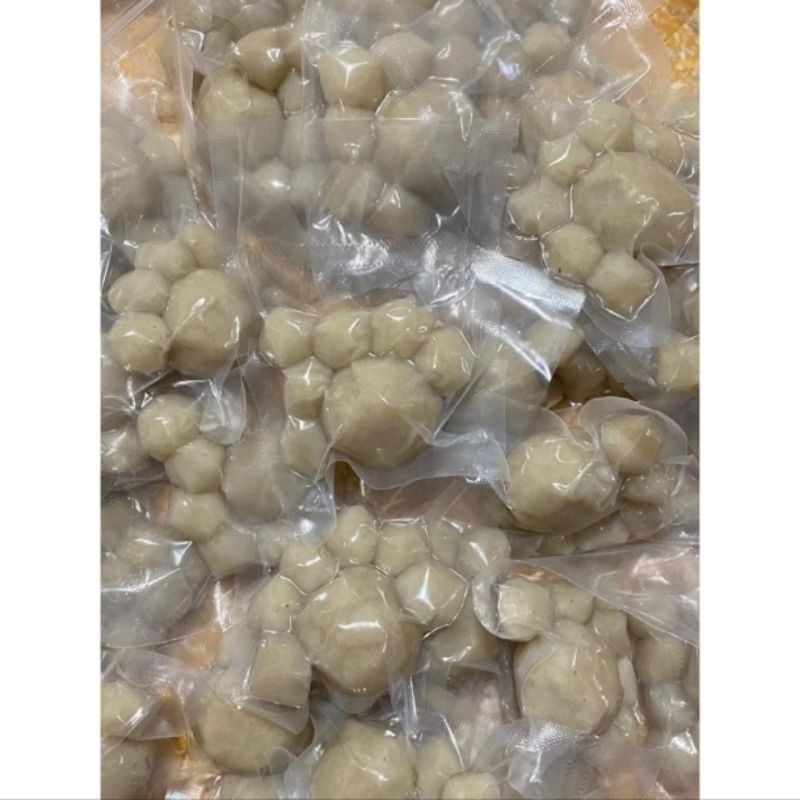 

Baso Aci Isian Ayam Suwir Extra Pedas Jumbo/Baso Aja Kemasan Vacum