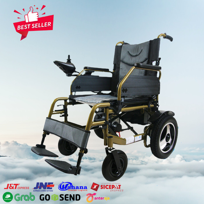 kursi roda elektrik traveling lipat - kursi roda eletric