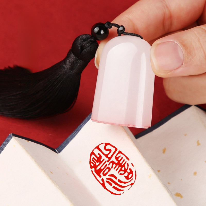 

Resin Finished Seal Chinese Calligraphy Painting Works Seal Resin Clear Stamps Artist Carving Gift Stamps Painter Personal Stamp