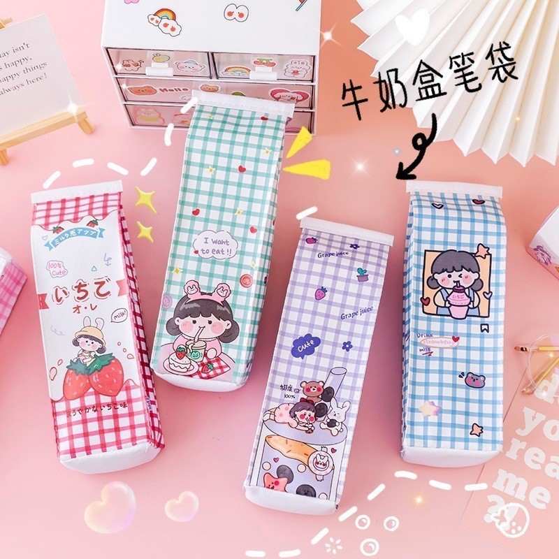 

Tempat Pensil Motif Kotak Juice Tas Pensil Unik Kotak Pensil Lucu & 633