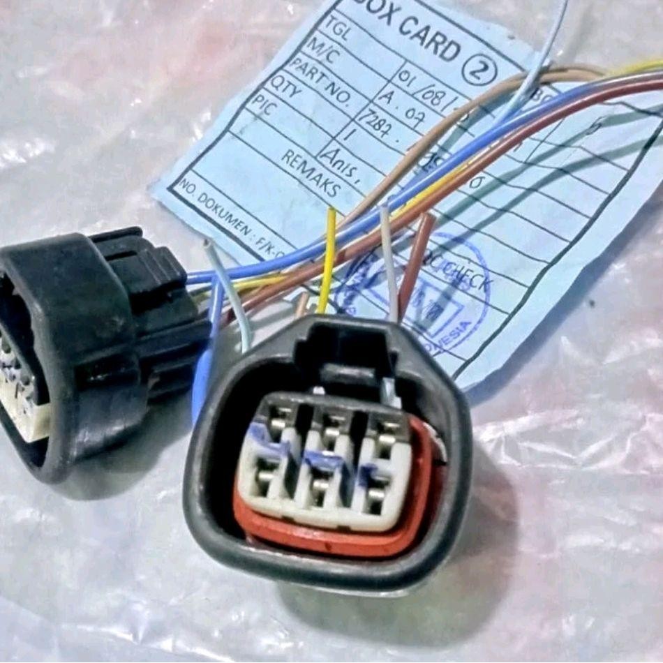 Socket Kabel 6 Pin ,CDI Motor Suzuki Satria Motorcycle 2Tak Barang New original Pabrikan