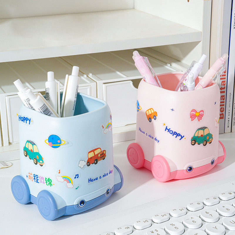 

Tempat Pensil Lucu Bentuk Mobil Kartun Anak Tempat Alat Tulis Meja Belajar Organizer Unik - TPS001