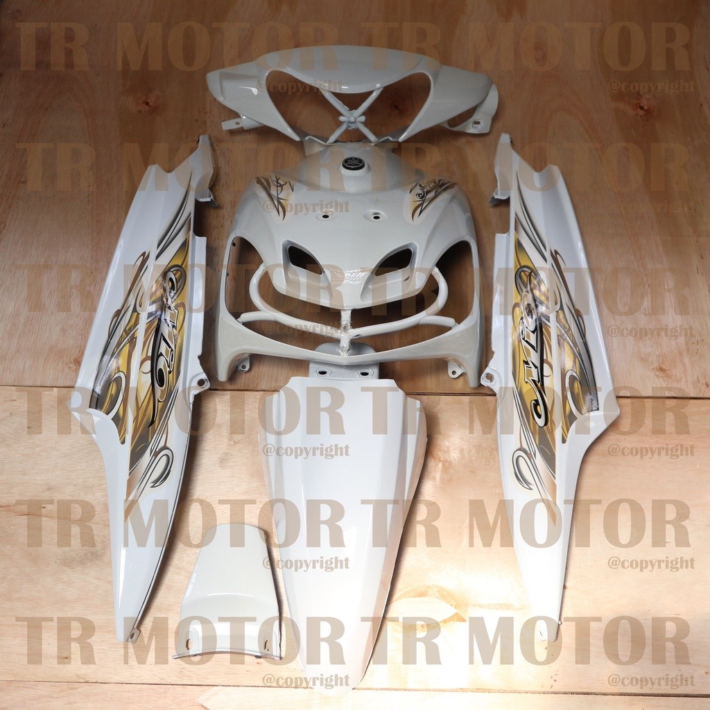 COD - Body Mio Sporty Full Set 2010 Putih Body Halus Mio Sporty Mio New - Bahan ABS