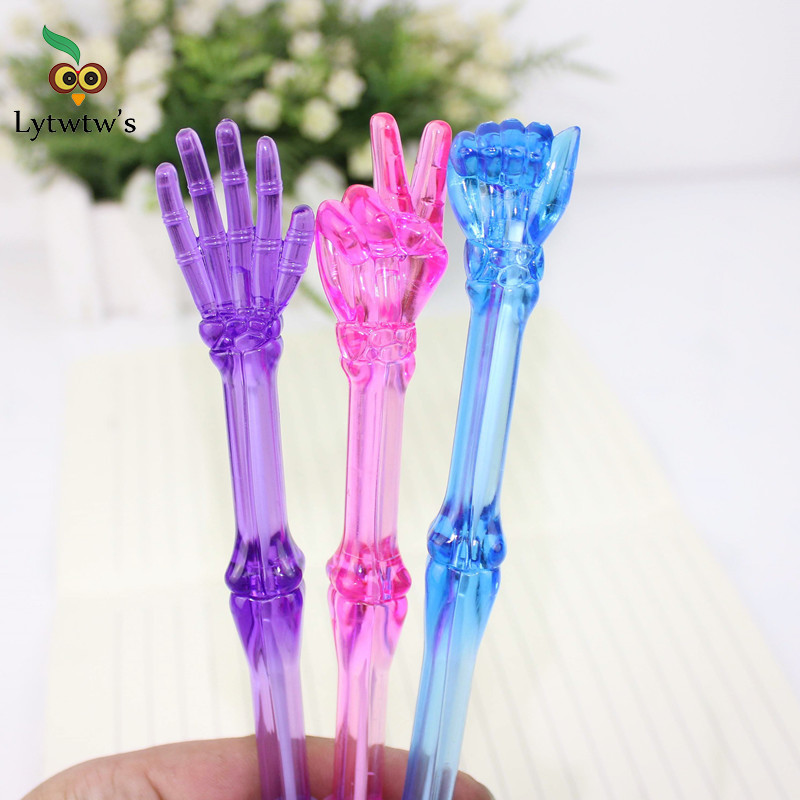 

Creative Finger Bones Ballpoint Pen Ball Pens Cute Stationery novelty funny