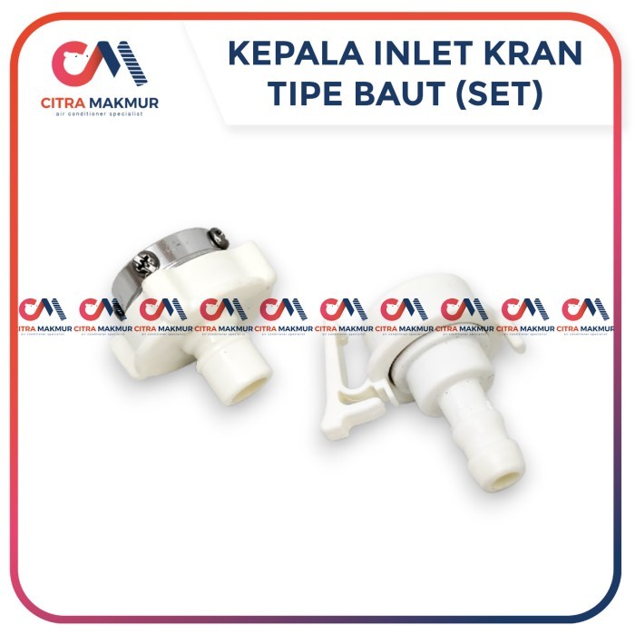 (FS) Kepala Selang Inlet sambungan Set kran mesin cuci 1 tabung LG Samsung