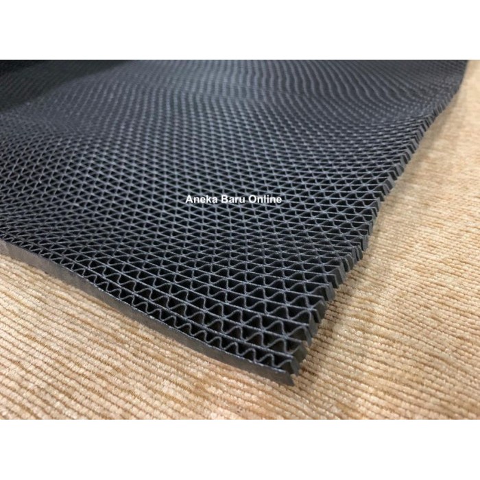Karpet S mat / Karpet PVC Kamar Mandi/ Karpet Karet PVC Anti Slip - Hitam