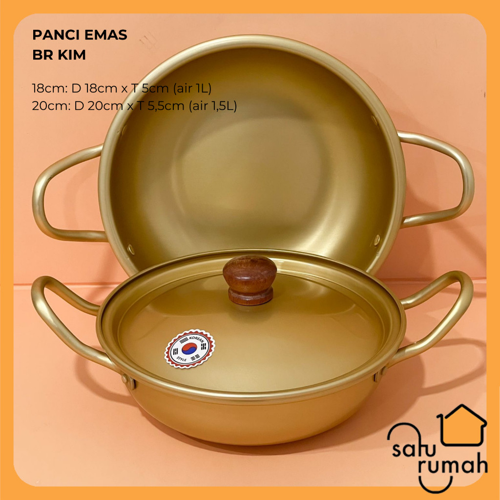 PANCI EMAS KOREA BR KIM 18CM & 20CM / PANCI RAMYEON / PANCI RAMYUN RAMEN KOREA / PANCI EMAS DRAMA KO