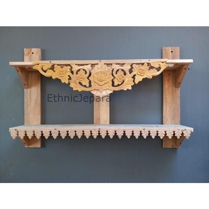 

jagrak Pusaka isi 10 tempel dinding mewah Kayu Jati Termurah Seindonesia EJ32423