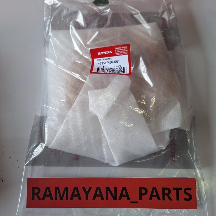 Piringan Cakram Belakang Disk RR Brake Sonic 43351K56N01