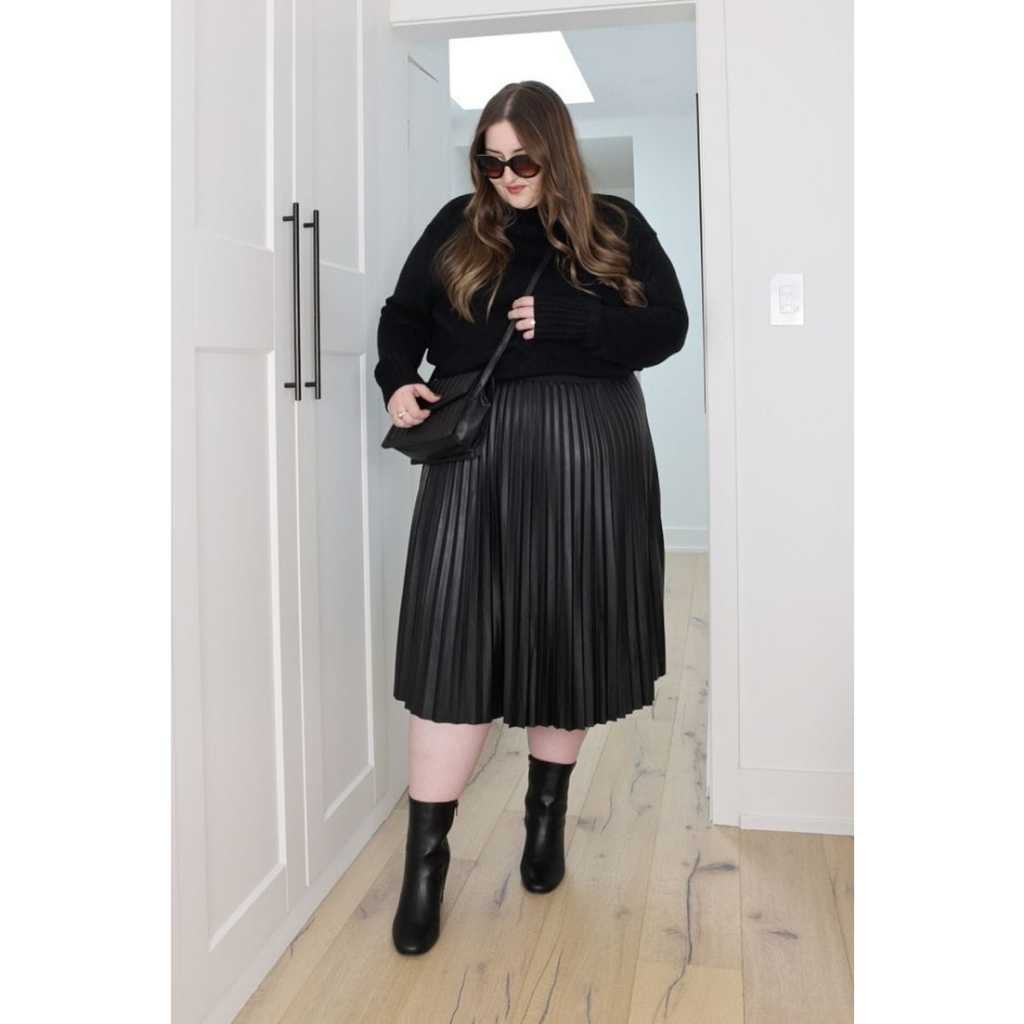 ROK PLISKET BLUDRU PENDEK 7/8 JUMBO ROK PLISKET BLUDRU PREMIUM IMPORT JUMBO