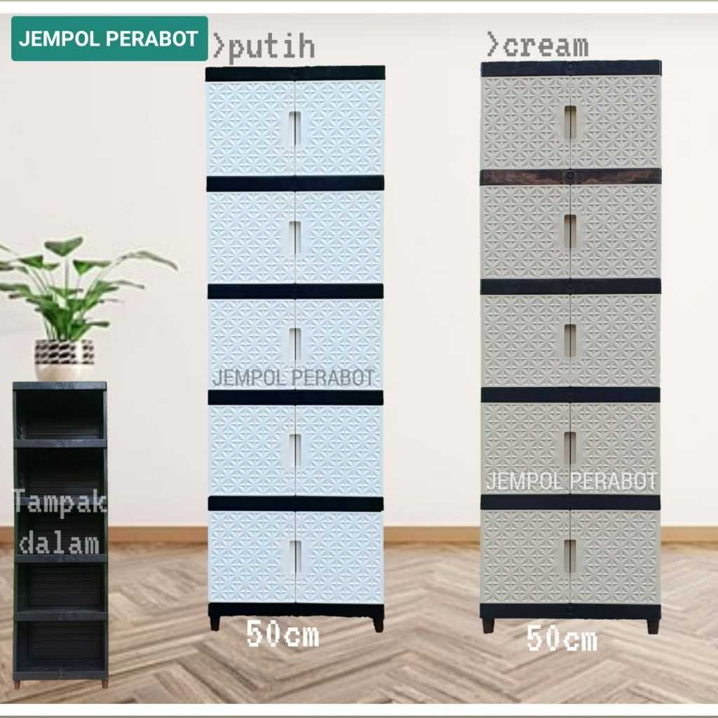 Lemari Pakaian Mini Lemari Plastik Mini Minimalis /Lemari Mini Cabinet Serbaguna Termurah