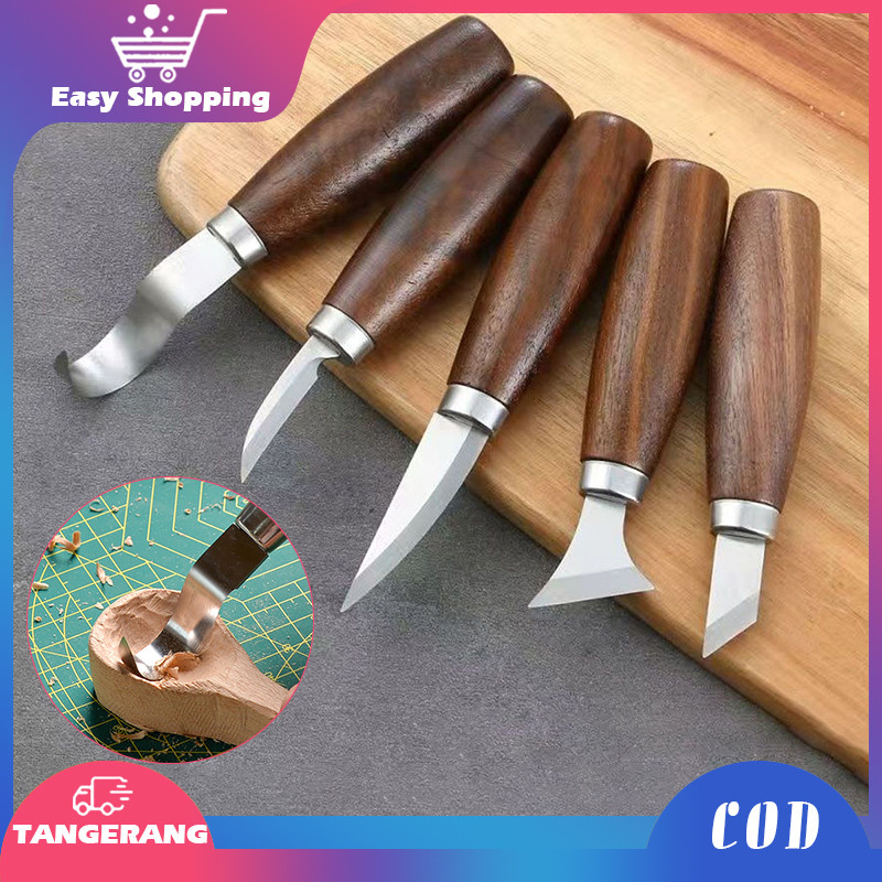 

Isi 5 Pisau Ukir Kayu Model U Set Pisau Ukir Kayu Tajam