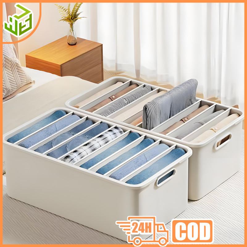 Kotak Penyimpanan Kardus Pakaian Berlapis Lipat Box Storage Kontainer Box Tempat Baju/Mainan/Pakaian