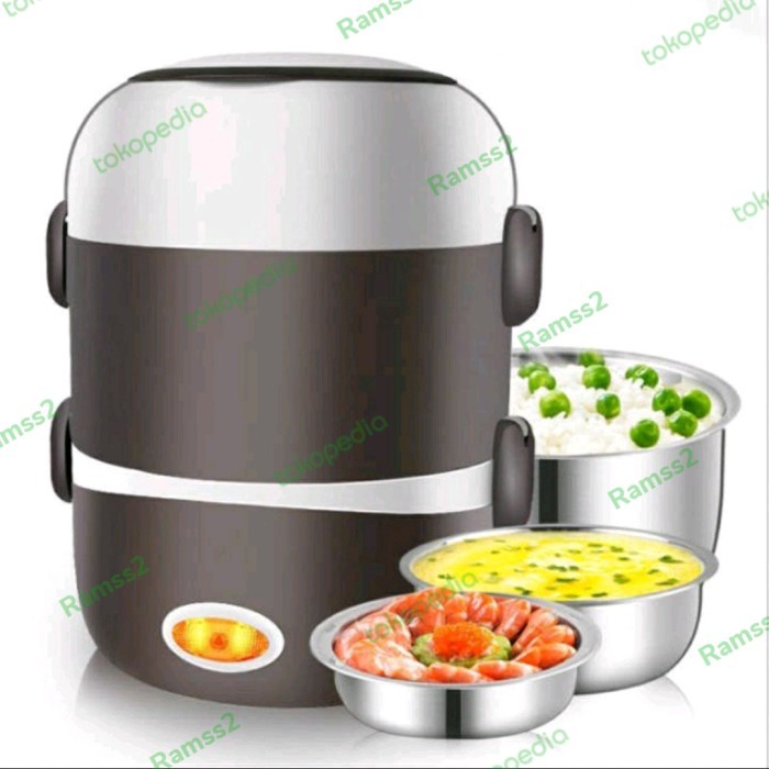 Portable Electric Lunch Box Tempat Makan Listrik