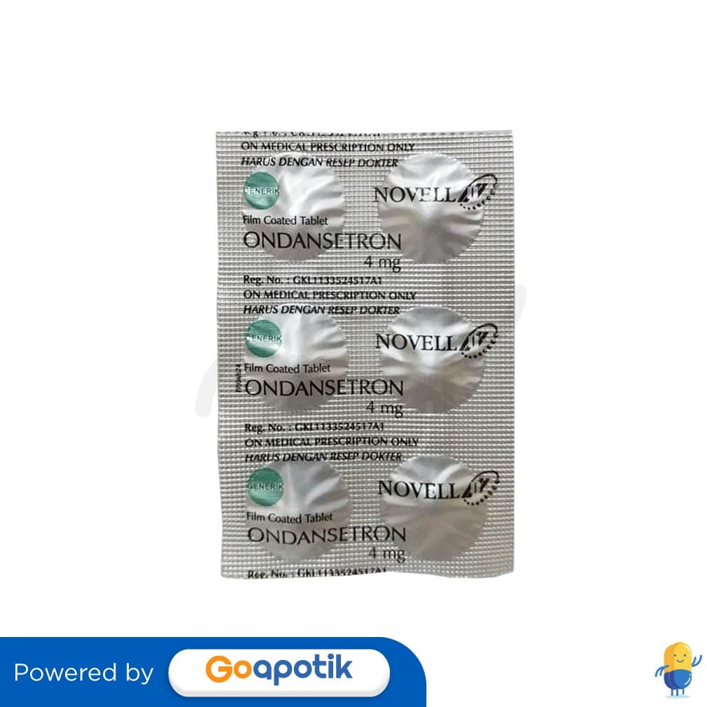Ondansetron Novell 4 Mg Strip 6 Tablet