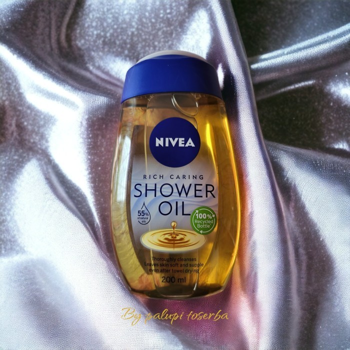 nivea rich caring shower oil