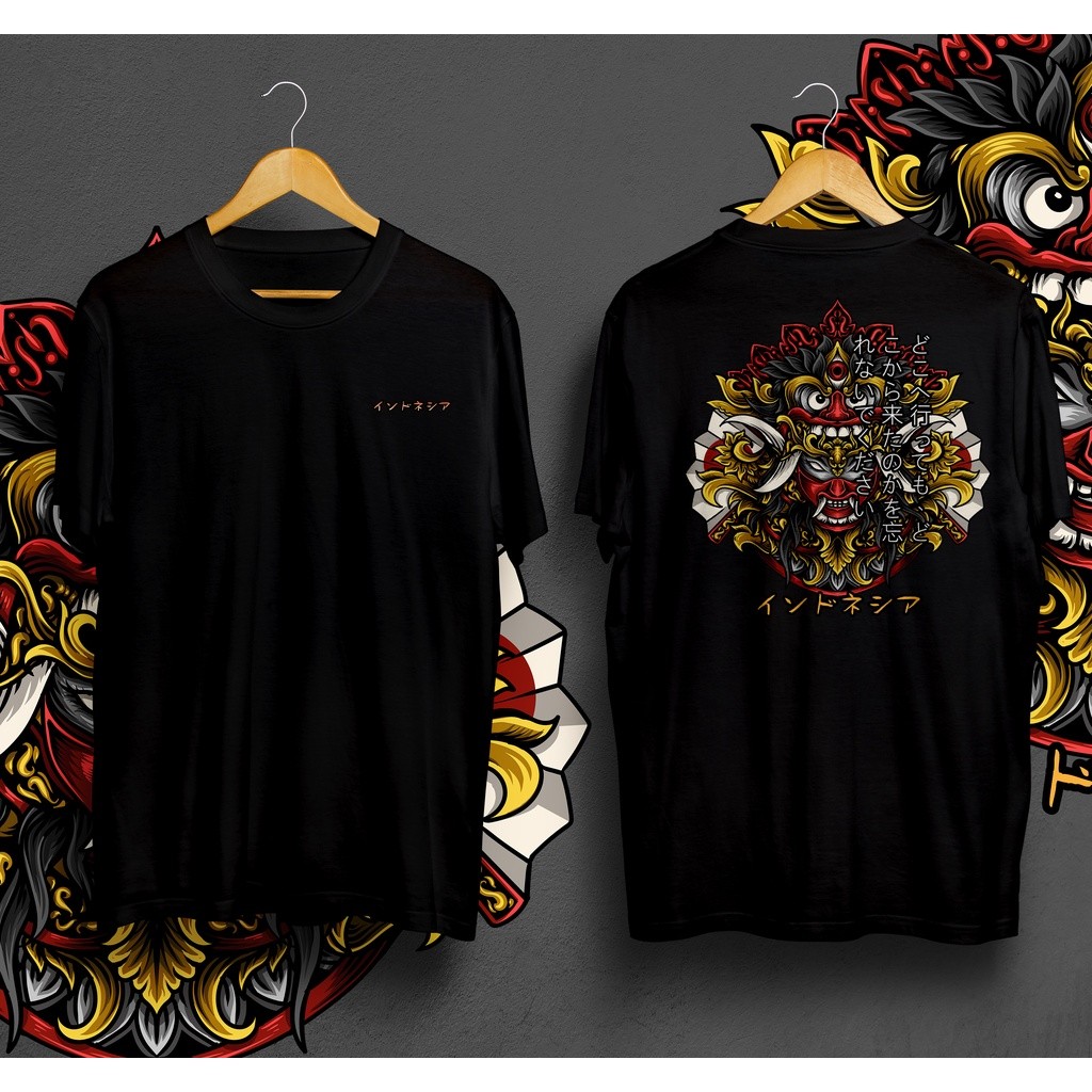 【Ori】 KAOS DISTRO ORIGINAL KATUN COMBED MODEL ONI X LEAK INDOPRIDE