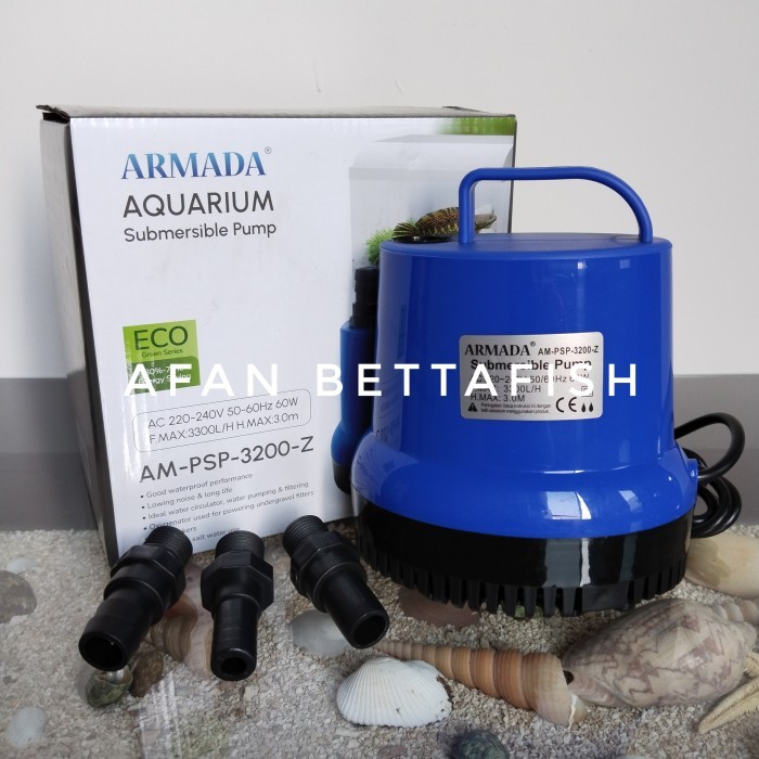 Pompa Celup Armada AM PSP 3200 Z Power Head PSP 3200Z Kolam Aquarium - KD PSP 3200
