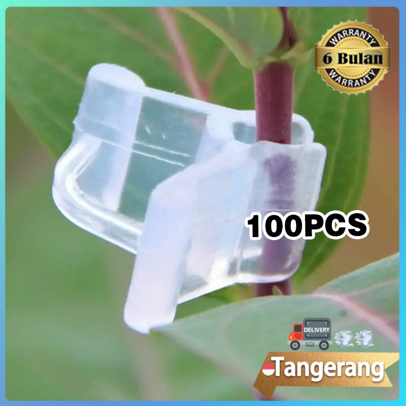 100pcs Grafting Clip Klip Penjepit Sambungan Tanaman Klip Okulasi