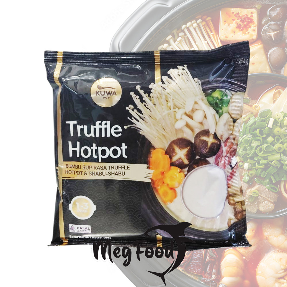 

Kuwa Truffle Hotpot / Bumbu Sup Hotpot - Shabu Shabu Rasa Truffle 100 gram 1-3 Porsi