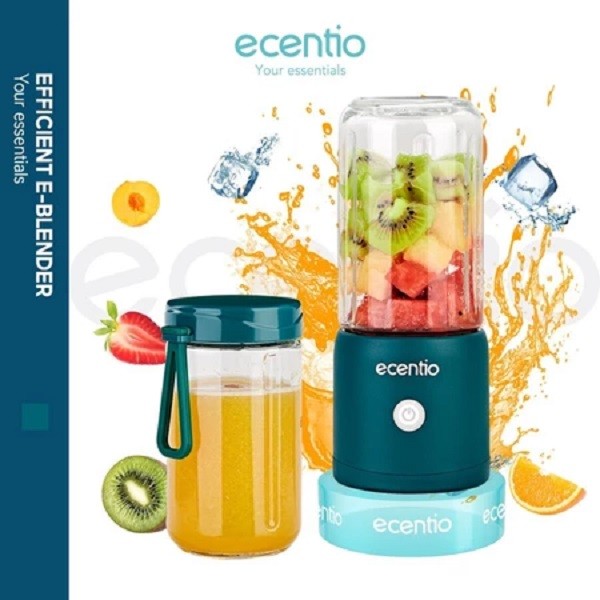 BLENDER PORTABLE ECENTIO ET35001 | Blender Portable Ecentio ET35001 Juicer Portable 2 Glass Bottle
