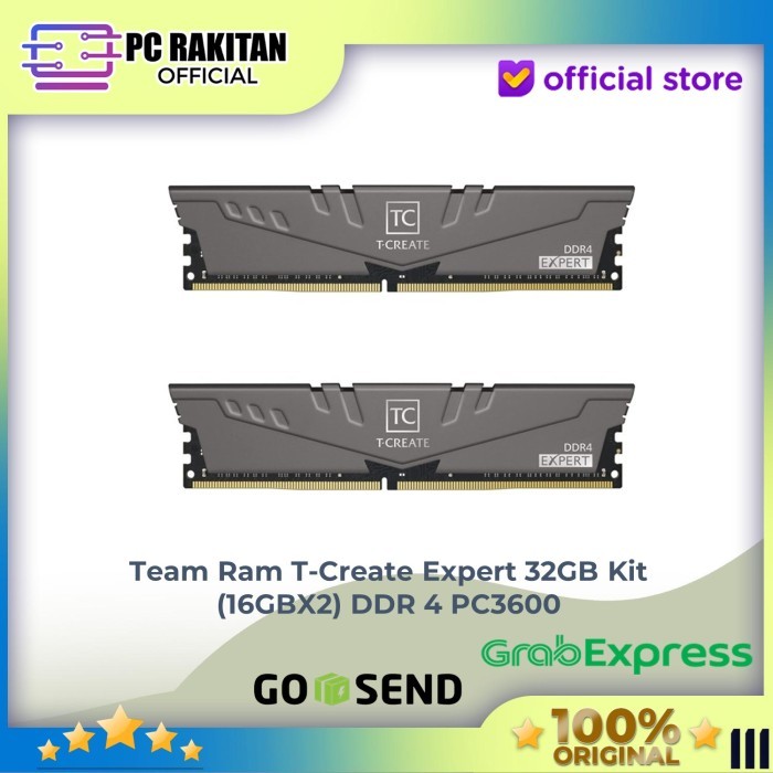 Team Ram T-Create Expert 32GB Kit (16GBX2) DDR 4 PC3600