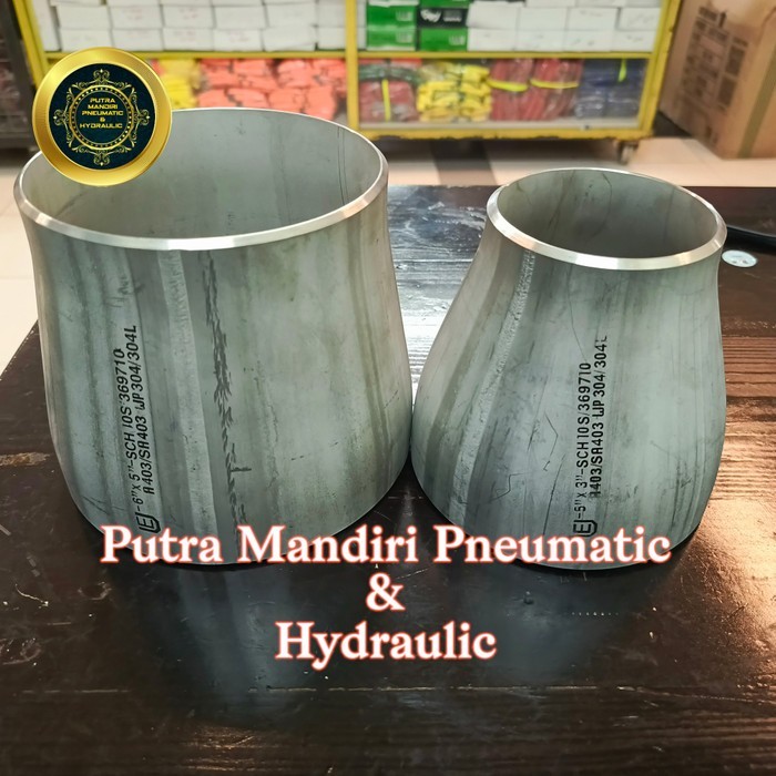 Reducer las SS304 SCH10 ukuran 10 x 6" Inch / Stainless steel SS304