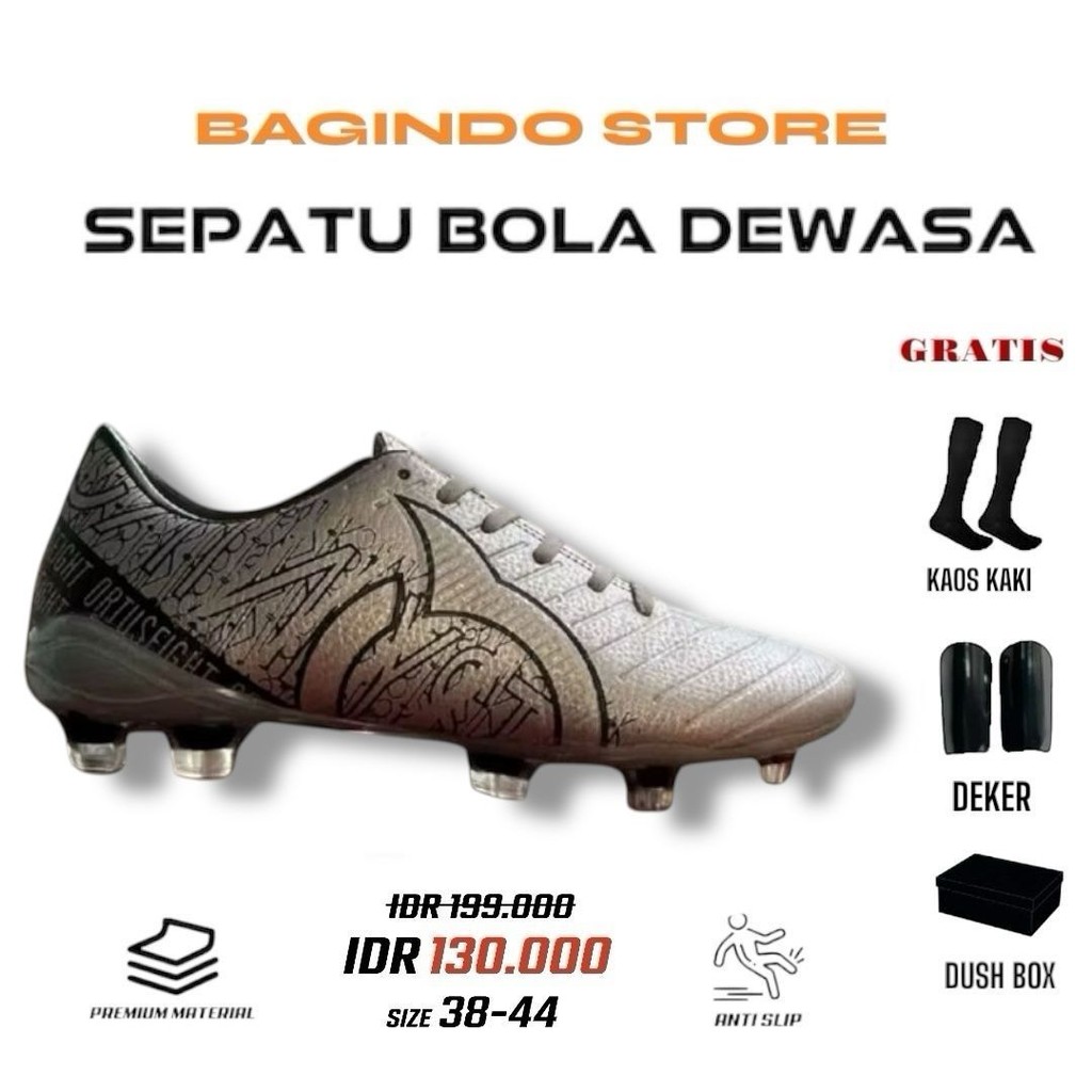 Sepatu Bola Ortus Catalist Liberte V3 silver Boots