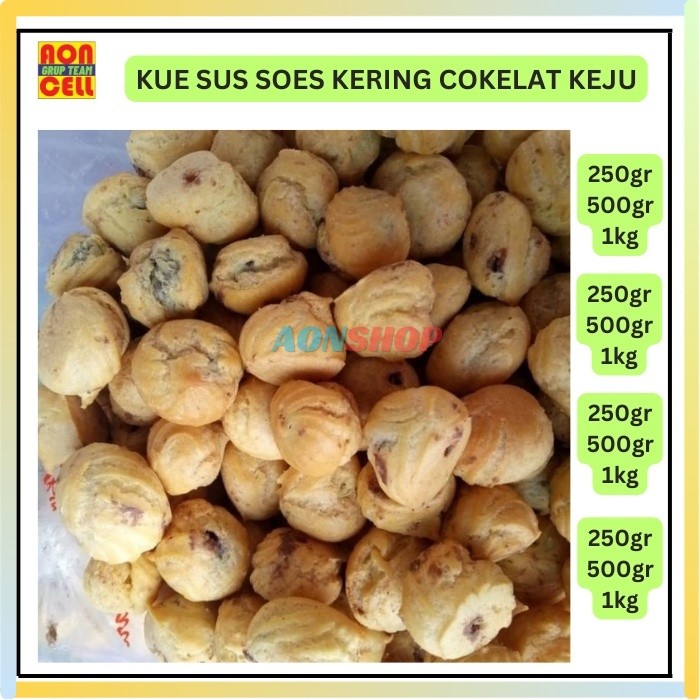 

[AS] Sus Soes Kering Coklat Keju 250gr 500gr 1kg kue lebaran kiloan