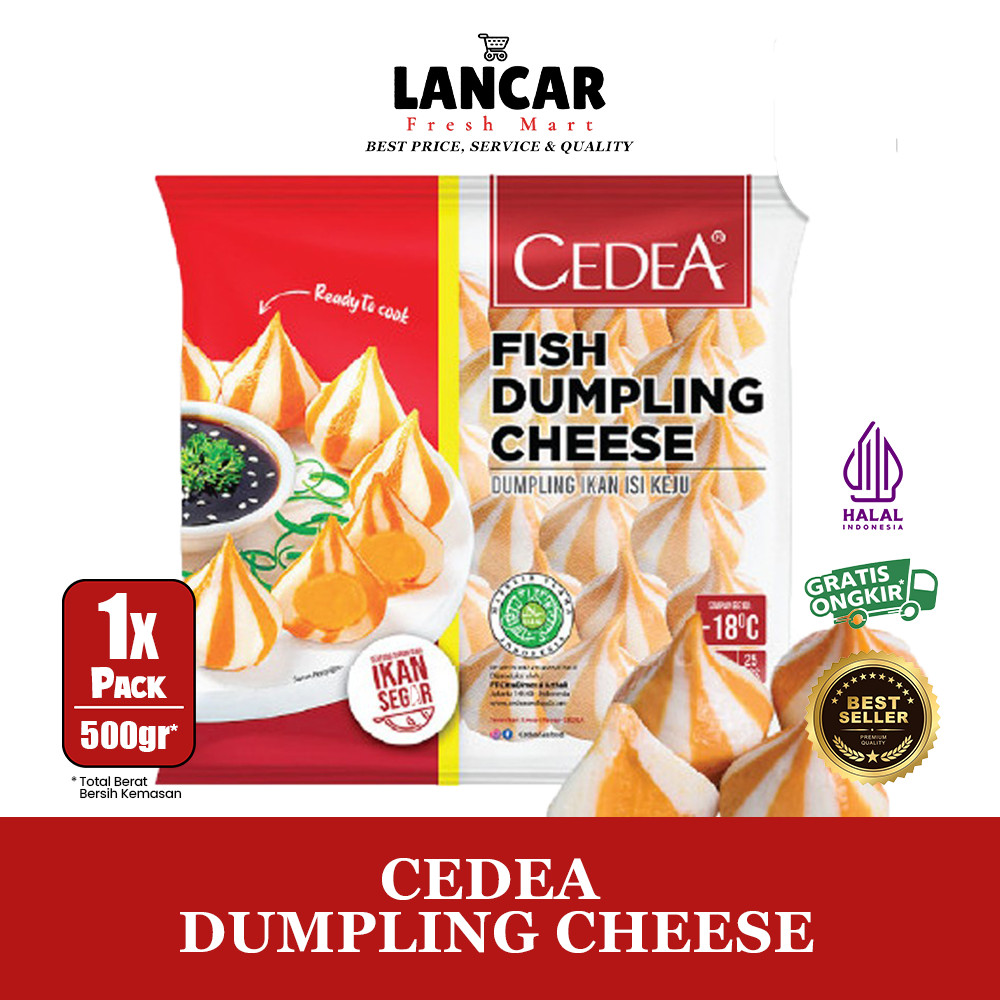 

CEDEA FISH DUMPLING CHEESE 500GR / CEDEA DUMPLING CHEESE 500GR