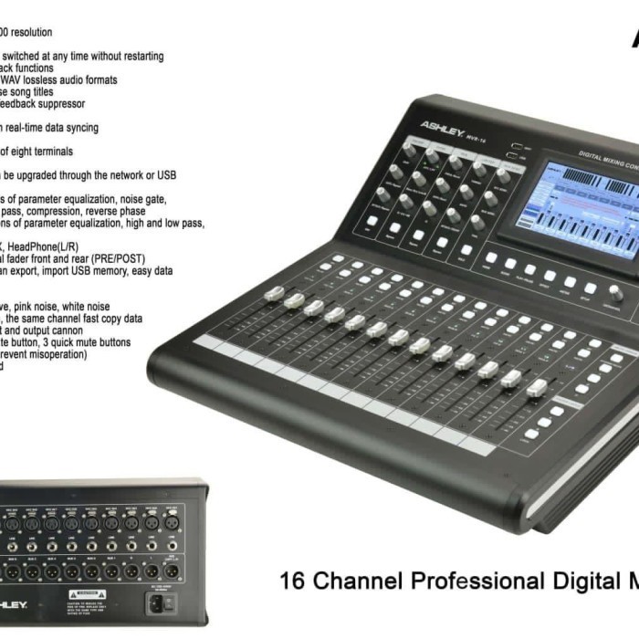 Mixer Digital Ashley MVR 16