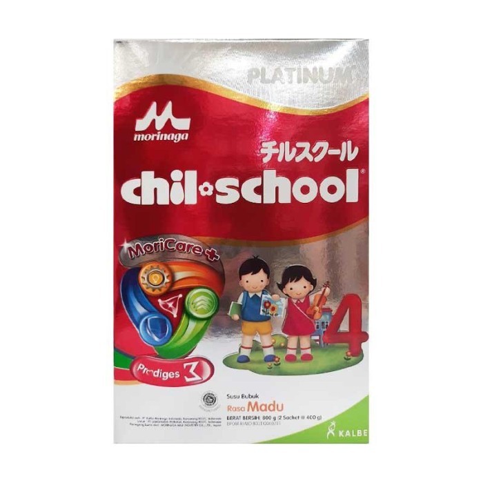 

Morinaga Chil School Platinum 800 g / Susu Anak ChilSchool 800g Susu Formula Anak - Vanilla