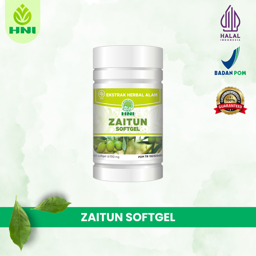 

- Zaitun Softgel - Menjaga kesehatan dan daya tahan tubuh - HNI BPOM