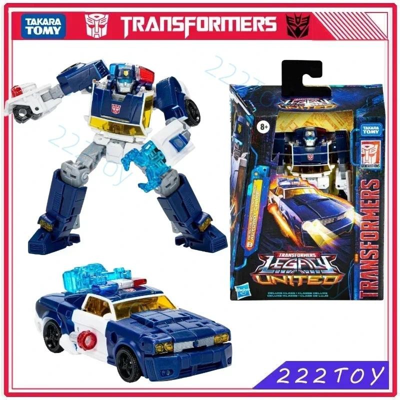 NewTakara Tomy Transformers Toys Legacy United Deluxe Class Universe Autobot Chase Action Robot Toy 