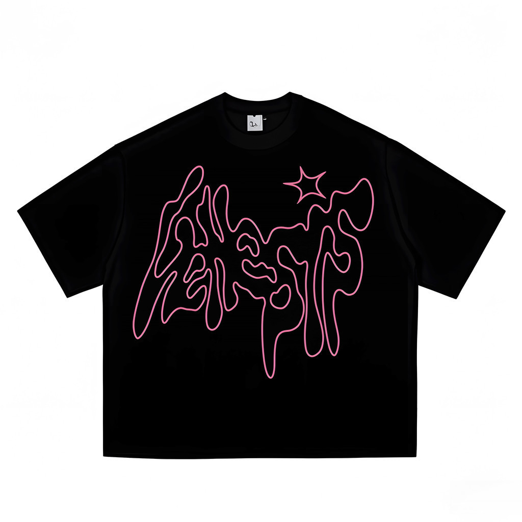 Kaos Kotak Besar Genesis | Kaos Motif Korea Ukuran Besar | Unisex Pria Wanita Kaos Katun