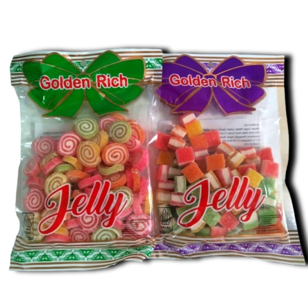 

GOLDEN RICH JELLY CANDY 400 gram ( Halal Indonesia)