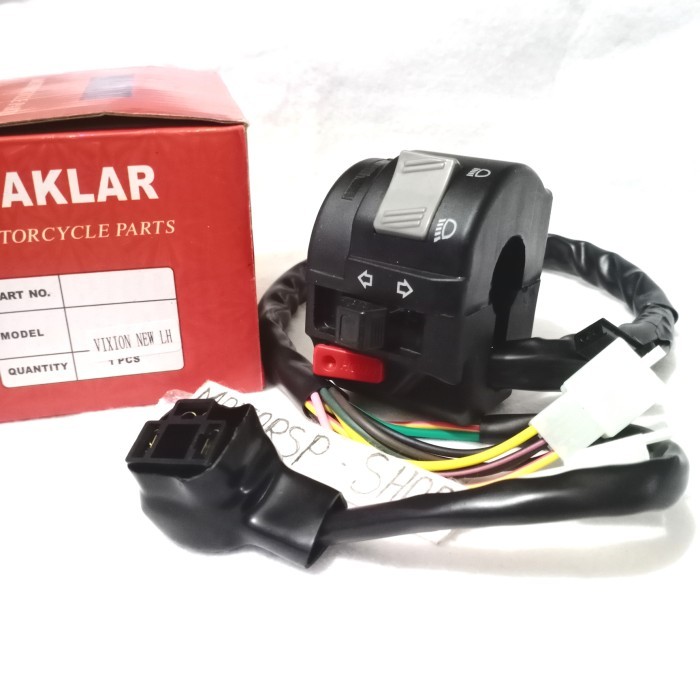 holder saklar kiri vixion new non on/off lampu