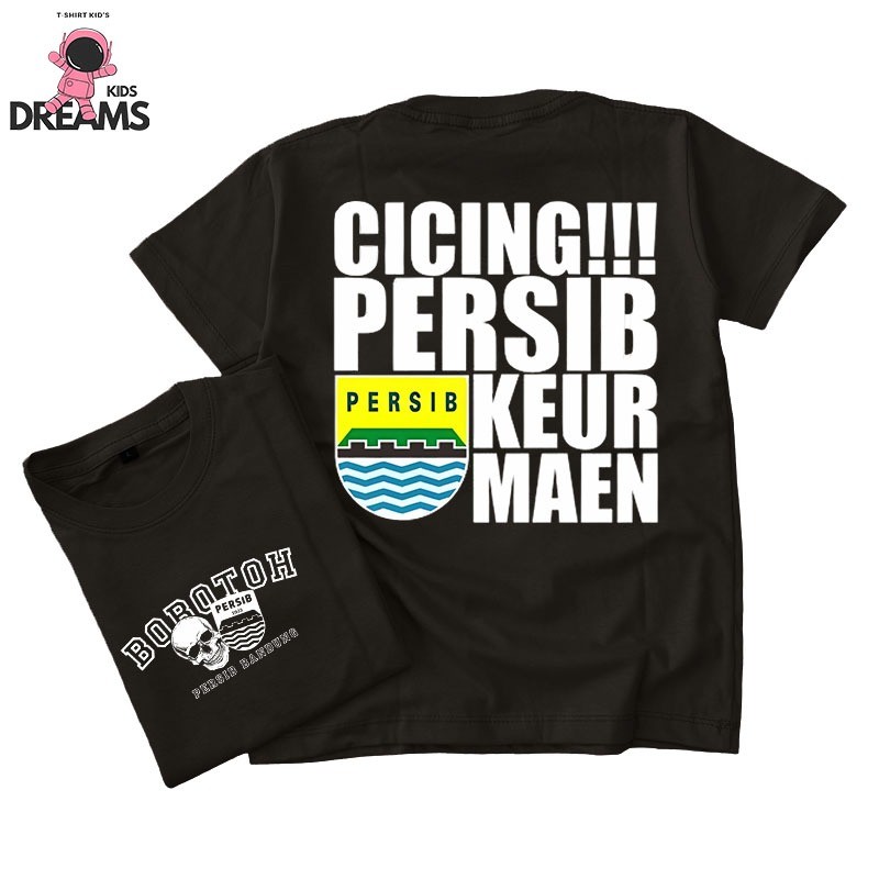 Kaos Anak Bobotoh Persib Bandung Baju Anak Persib Tangan Pendek - kaos Persib Anak