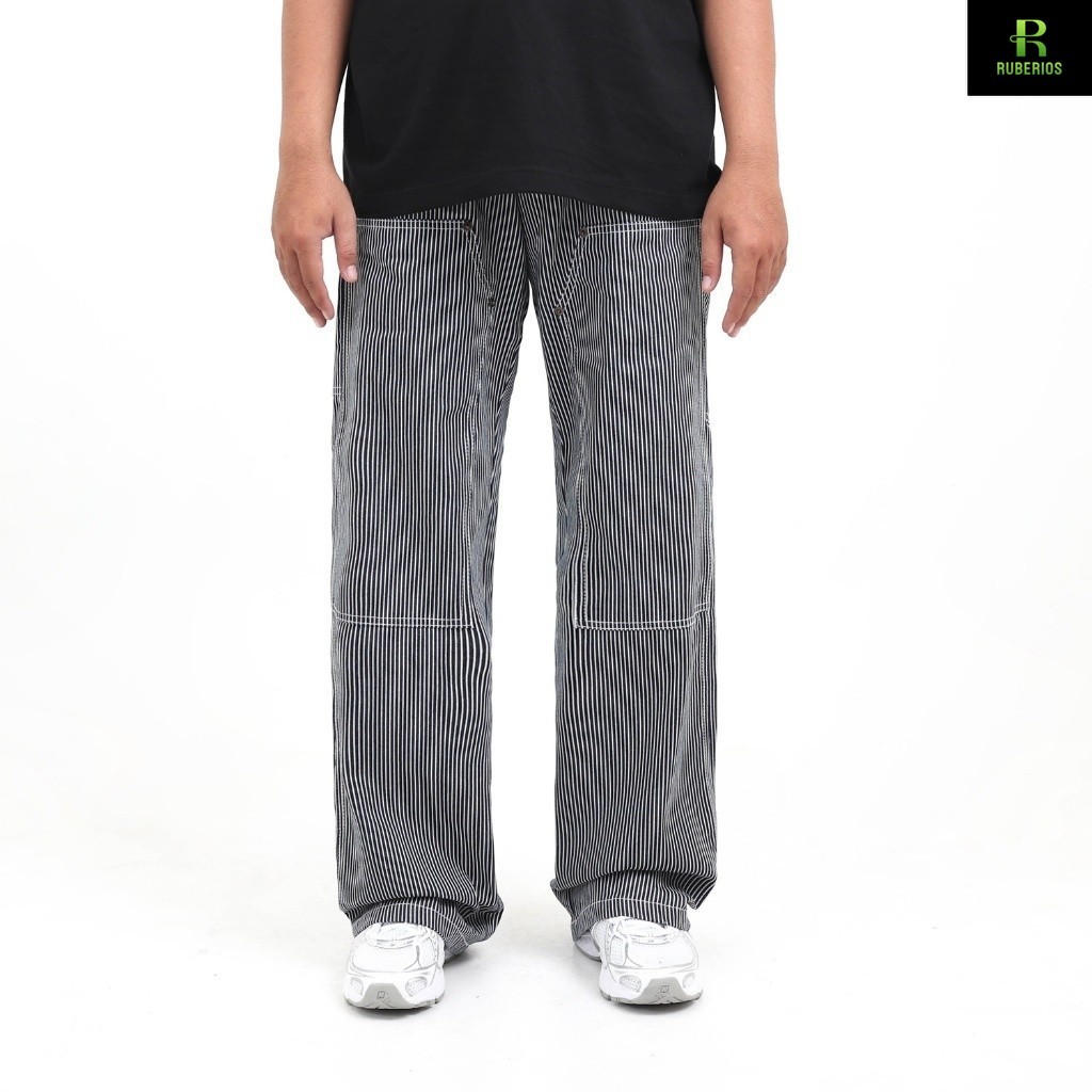 TIMEBOMB - CARPENTER PANTS - Celana Carpenter Reguler | Carpenter HICKORY |  DELGO