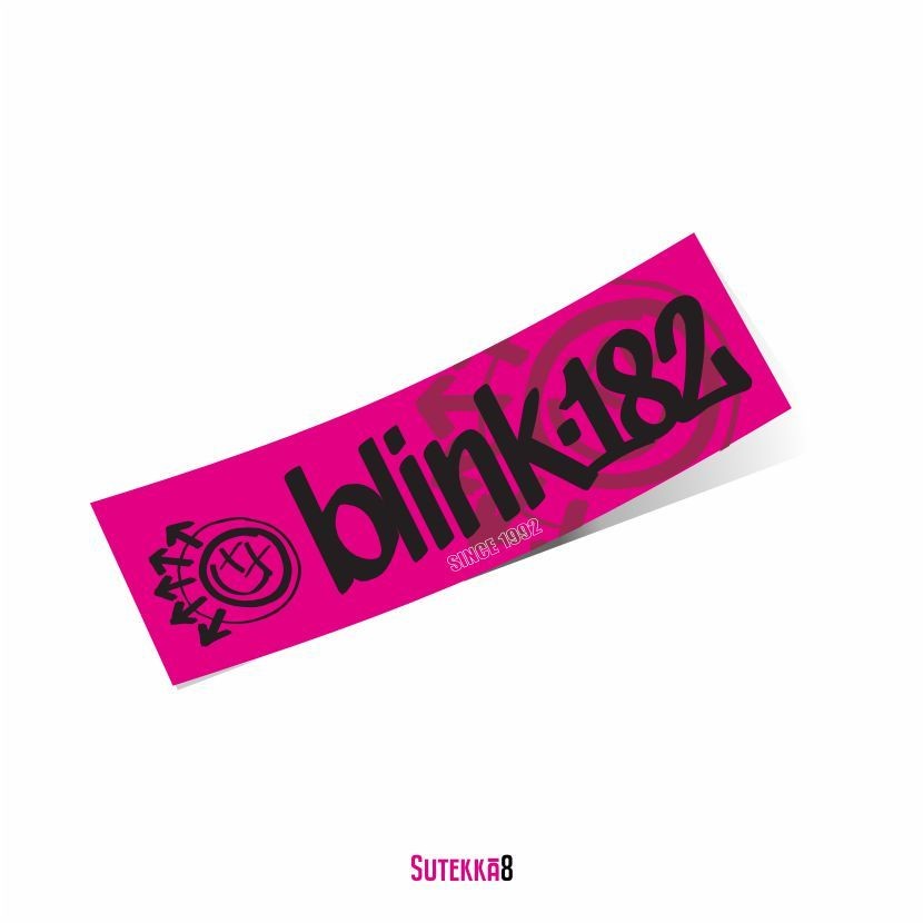 

OTSTICKER STICKER SLAP BLINK 182 SMILE [SATUAN]