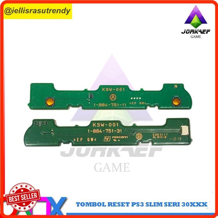 TOMBOL RESET PS3 SLIM SERI 30XX PAPAN BOARD MESIN RESET POWER