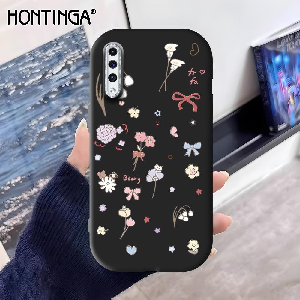 Hontinga Casing Hp Untuk Compitable With Samsung A50 A50S A30S Silikon Sofcase Cassing Softcase Fash