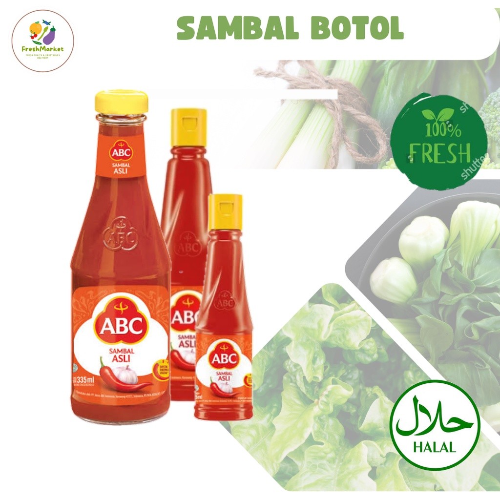

Sambal Botol ABC 335 Ml Sayurinstant