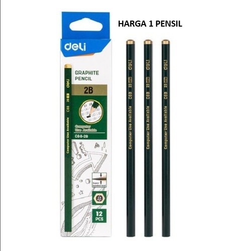 

PENSIL 2B DELI SATUAN GRAPHITE COMPUTER USE C88 DM