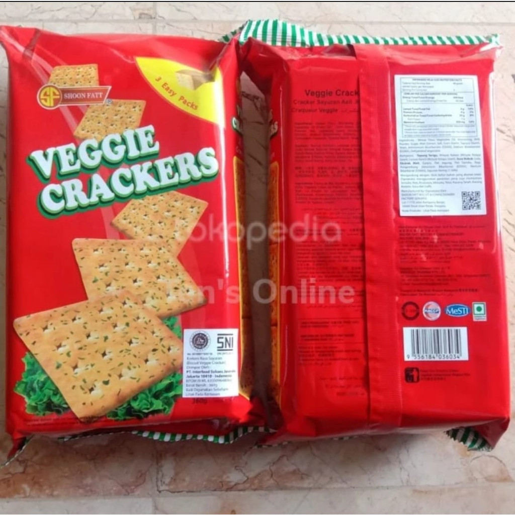 

pekanbaru /Veggie Cracker Shoon Fat Biskuit Vegetarian Vegan