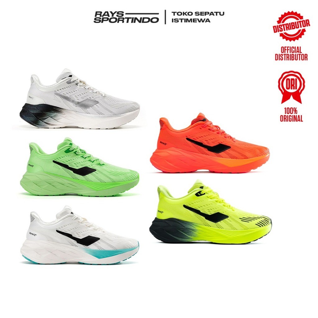 Sepatu Running Heiden Heritage Stryde Raven Ultra Ringan