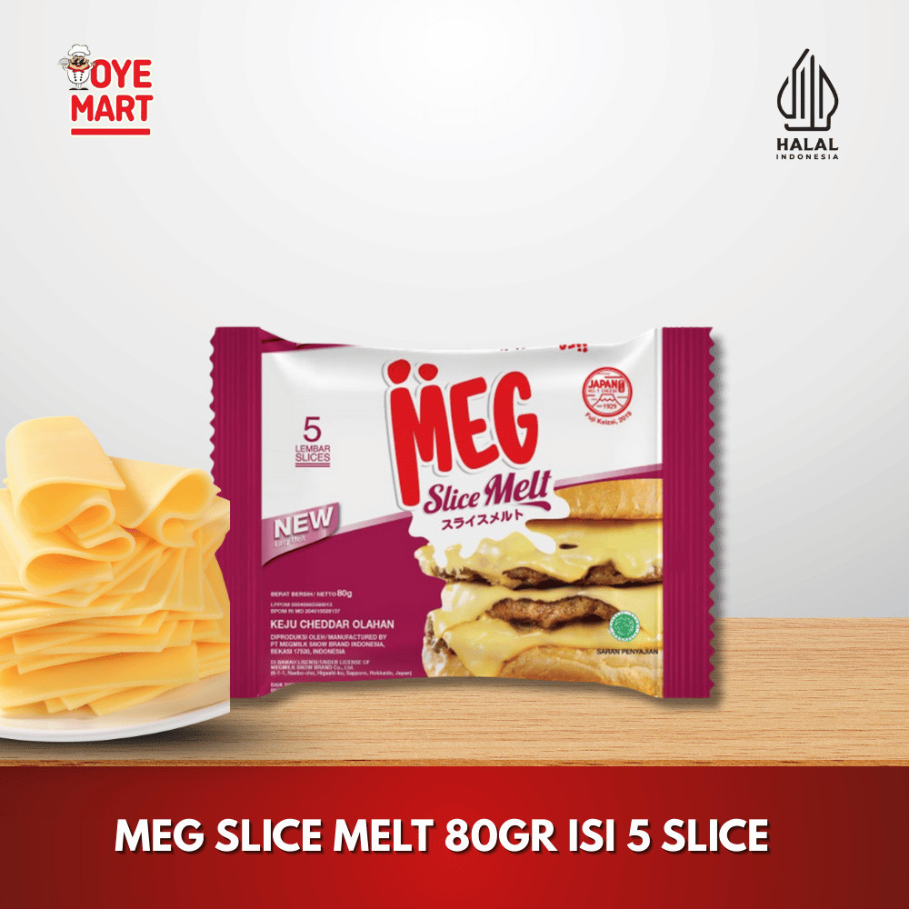 

MEG SLICE MELT 80GR ISI 5 / KEJU SLICE