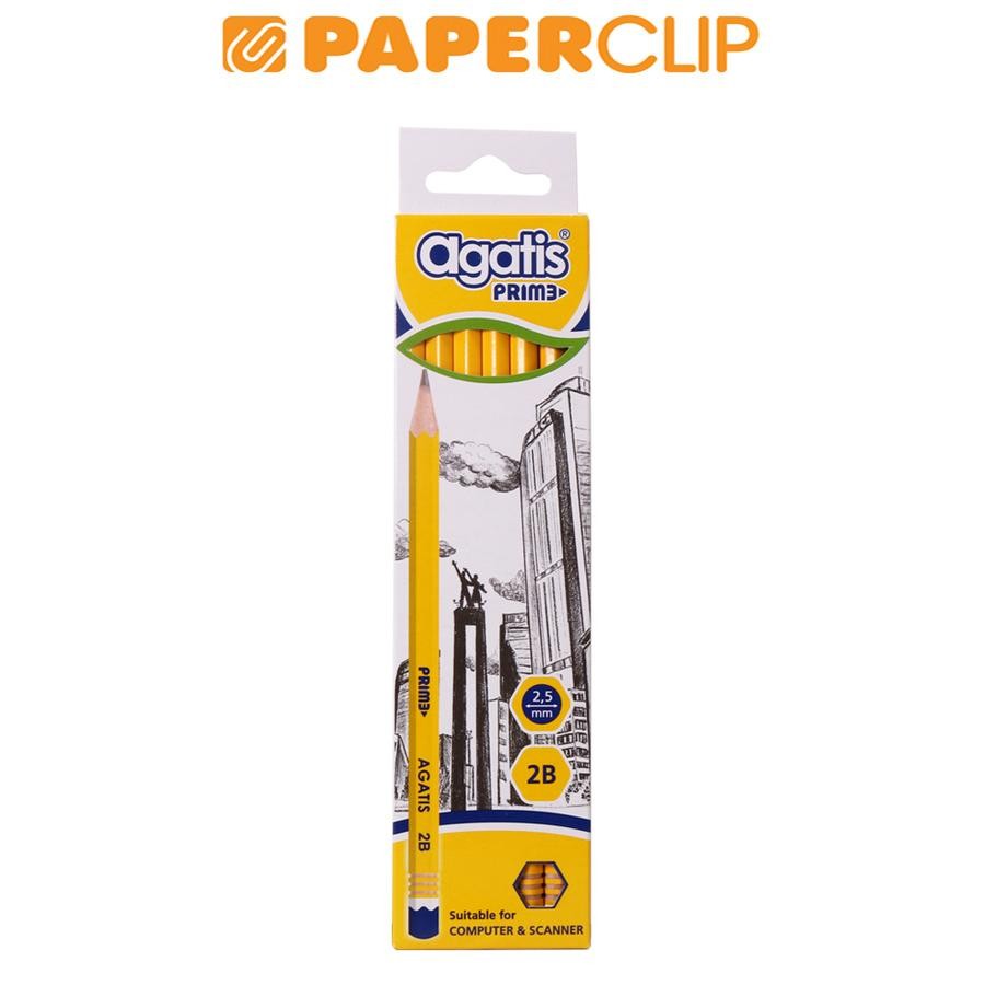 

PENSIL KAYU AGATIS PRIME 2B HEXAGON ISI 12